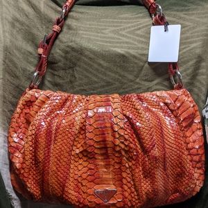 Prada Pitone Shoulder Bag